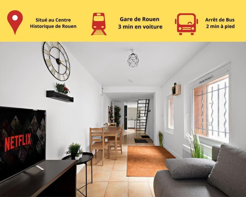 Amboise//Cosy-Centreville Rouen//Netfilx-Wifi//6Pers Εξωτερικό φωτογραφία